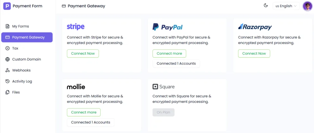 Payment Gateway - PaymentForm.io
