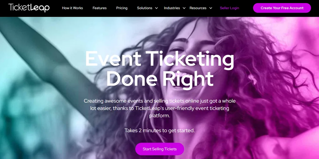 TicketLeap is designed for organizers who need a complete ticketing workflow for events such as performances, shows, classes, community gatherings, and venue-based experiences. The platform focuses on helping event creators manage the practical side of running an event, including branded event pages, ticket sales, attendee entry, and reporting.