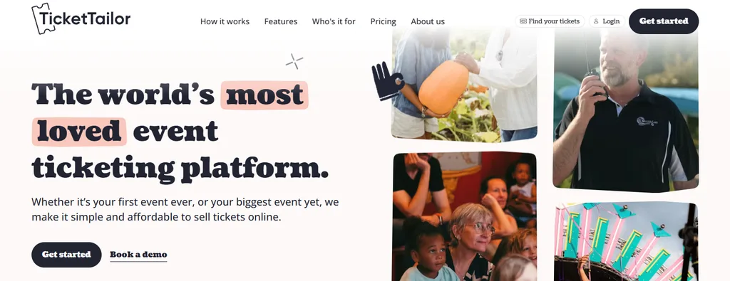 Ticket Tailor focuses on keeping ticketing simple and cost predictable. Instead of building its business around event discovery, it gives organizers a straightforward way to create ticket pages, sell tickets, and manage attendees while allowing them to control how they promote their events.